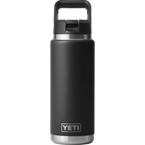 YETI 18 oz ホワイト/レッド YETI 18 oz. Rambler Bottle with Color-Matched Straw Cap