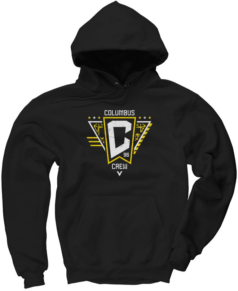 500 Level Adult Columbus Crew Triangle Black Pullover Hoodie