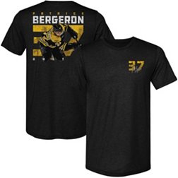 500 Level Boston Bruins Patrice Bergeron Signature Black T-Shirt