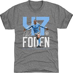 500 Level Manchester City Phil Foden #47 2023 Heather Grey T-Shirt
