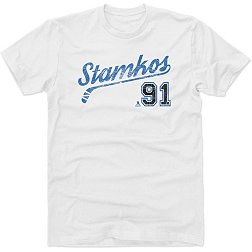 500 Level Women's Tampa Bay Lightning Steven Stamkos #91 Script White T-Shirt