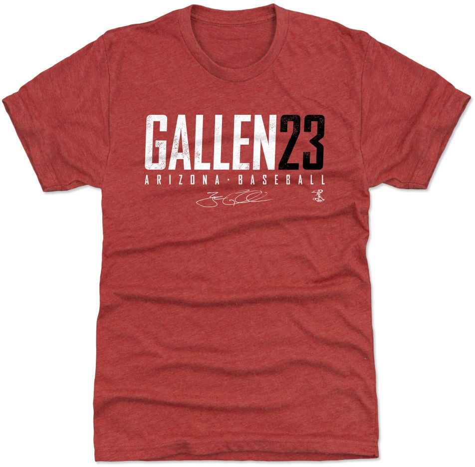 500 Level Youth Arizona Red Zac Gallen T-Shirt