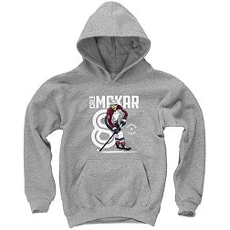 500 Level Youth Colorado Avalanche Cale Makar Inline Gray Pullover Hoodie