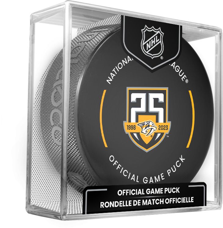 Inglasco Inc. Nashville Predators 2023-2024 Official Game Puck Display