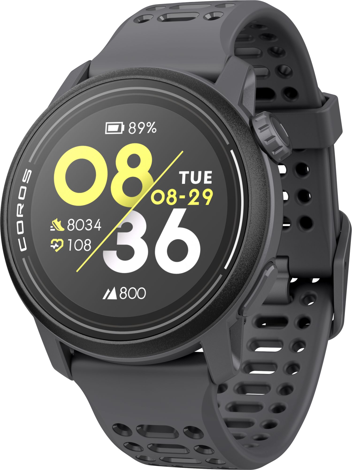 Photos - Smartwatches COROS Pace 3 GPS Sport Watch, Black with Silicone Band 23ZAHUPC3SLCNXXXXTC 