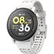 White with Silicone Band