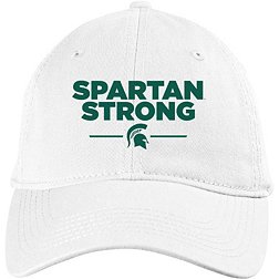 Zephyr Men's Michigan State Spartans White Spartan Strong Adjustable Hat