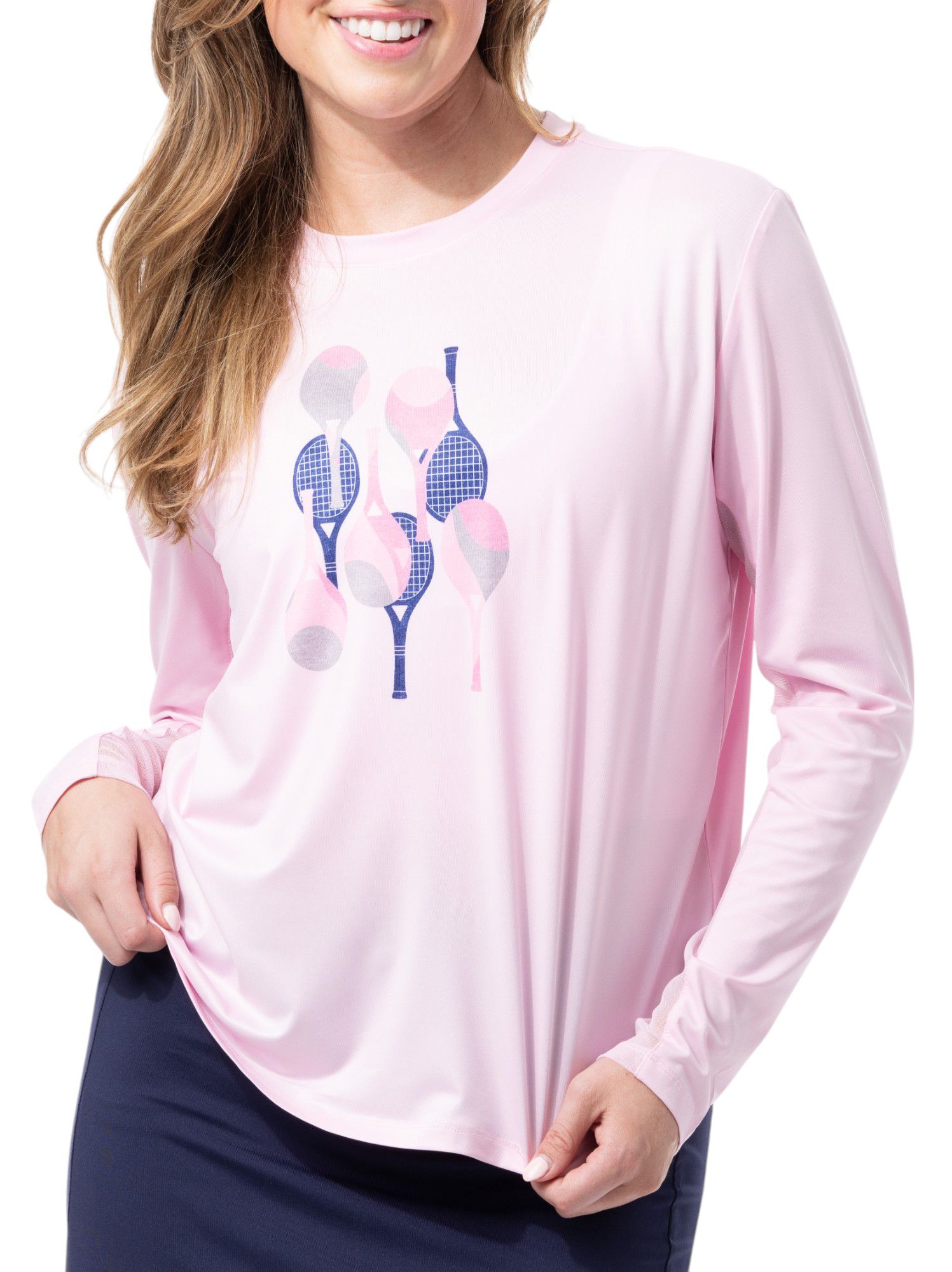 SanSoleil Women's Sunglow Novelty Tennis T-Shirt