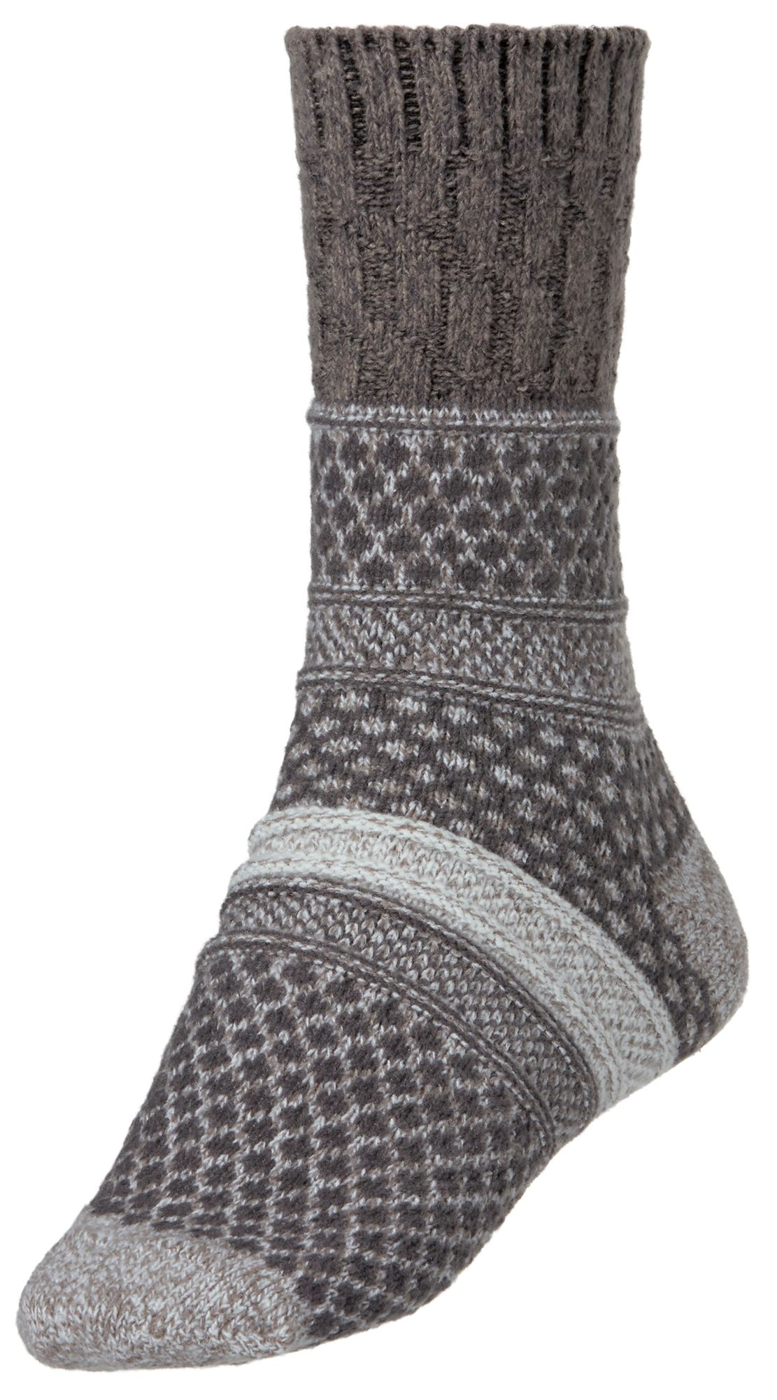 Northeast Outfitters Women's SL Cozy Cabin Pattern Cable Block Socks