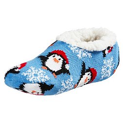 Northeast Outfitters Women's Cozy Cabin Holiday Tossed Christmas Slipper Socks