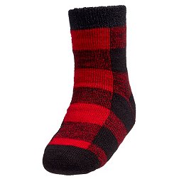 Northeast Outfitters Youth Cozy Cabin Holiday Buff Check Socks