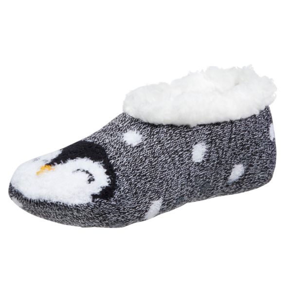 Northeast Outfitters Youth Cozy Cabin Penguin Slipper Socks