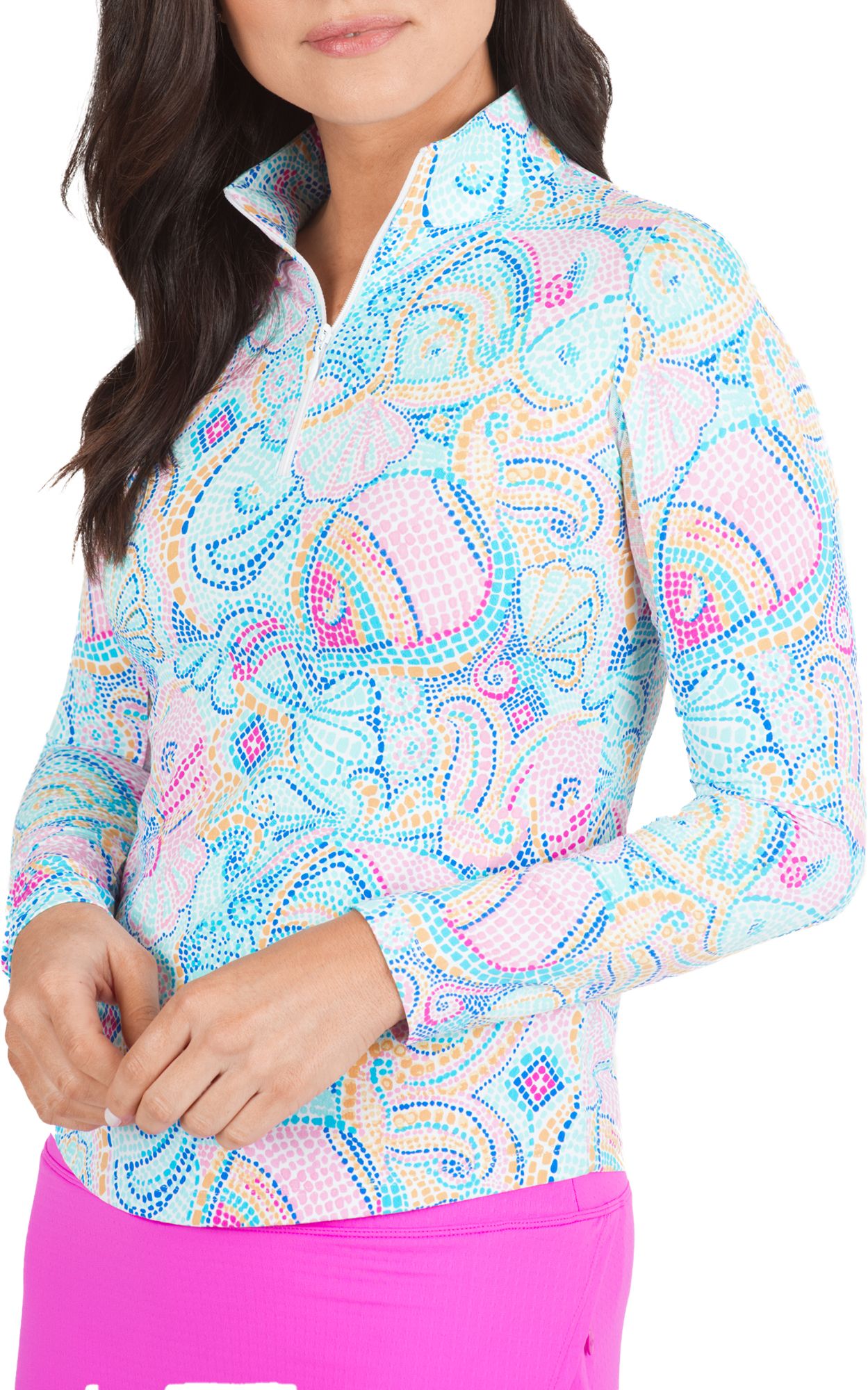 IBKUL Women's Long Sleeve Mariel Golf Top