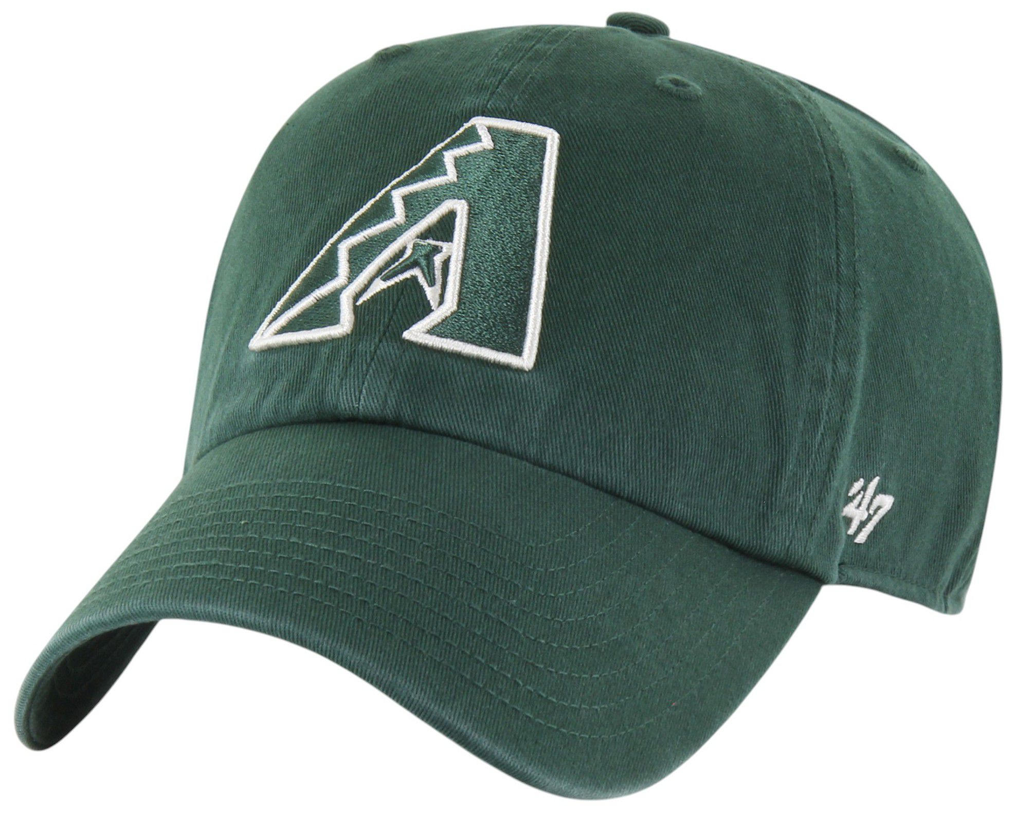 '47 Adult Arizona Diamondbacks Green Logo Clean Up Adjustable Hat
