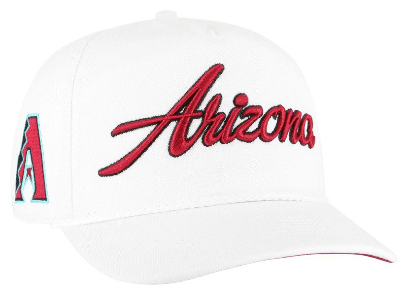 '47 Adult Arizona Diamondbacks White Overhand Hitch Adjustable Hat