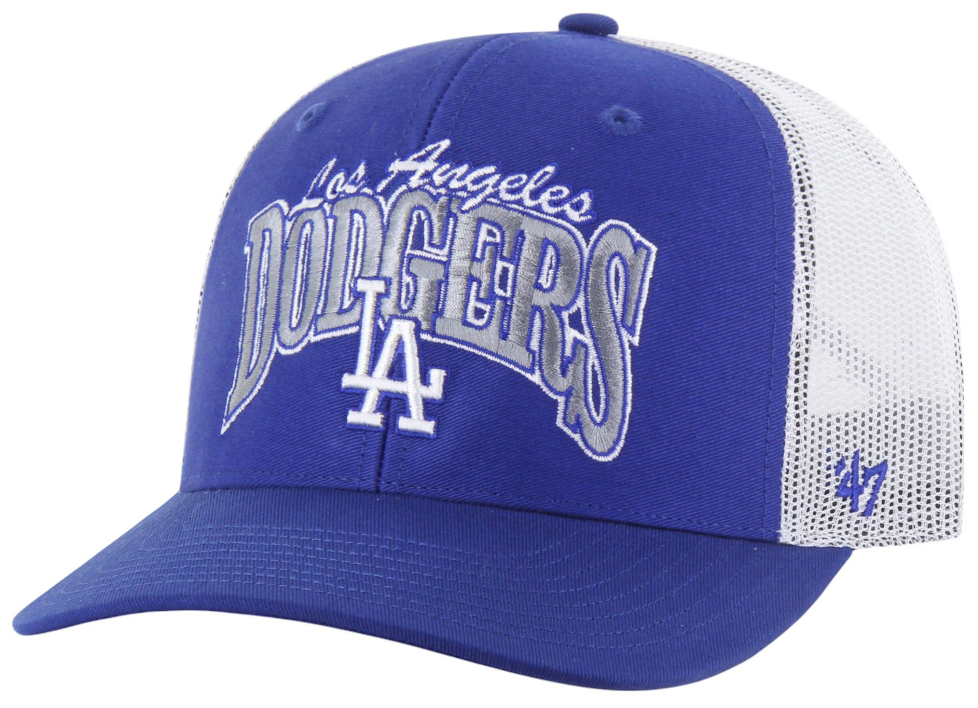 '47 Adult Los Angeles Dodgers Royal Keystone Trucker Adjustable Hat