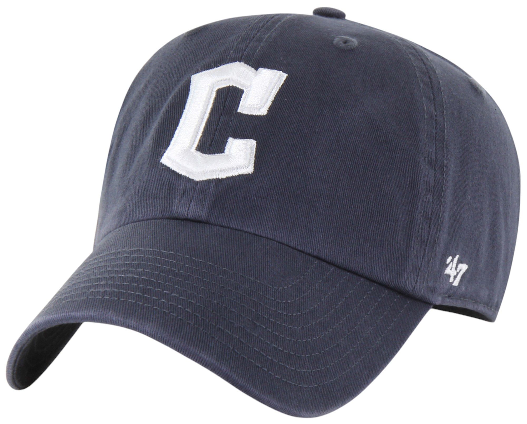 '47 Adult Cleveland Guardians Navy Clean Up Adjustable Hat