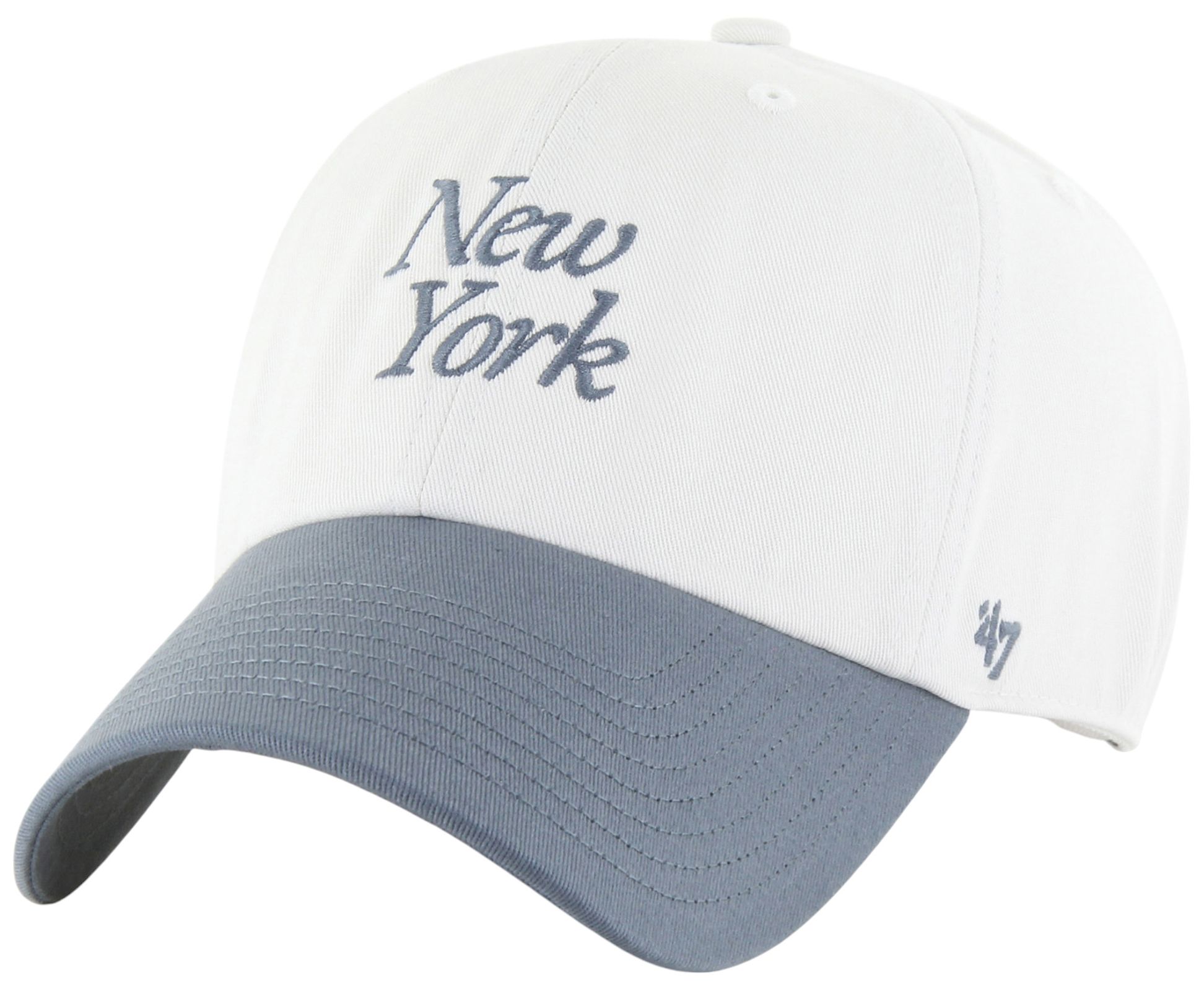 '47 Adult New York Mets White Clean Up Adjustable Hat
