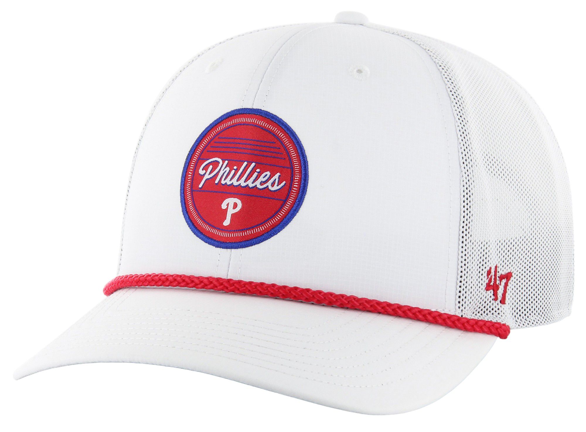 '47 Adult Philadelphia Phillies White Adjustable Trucker Hat