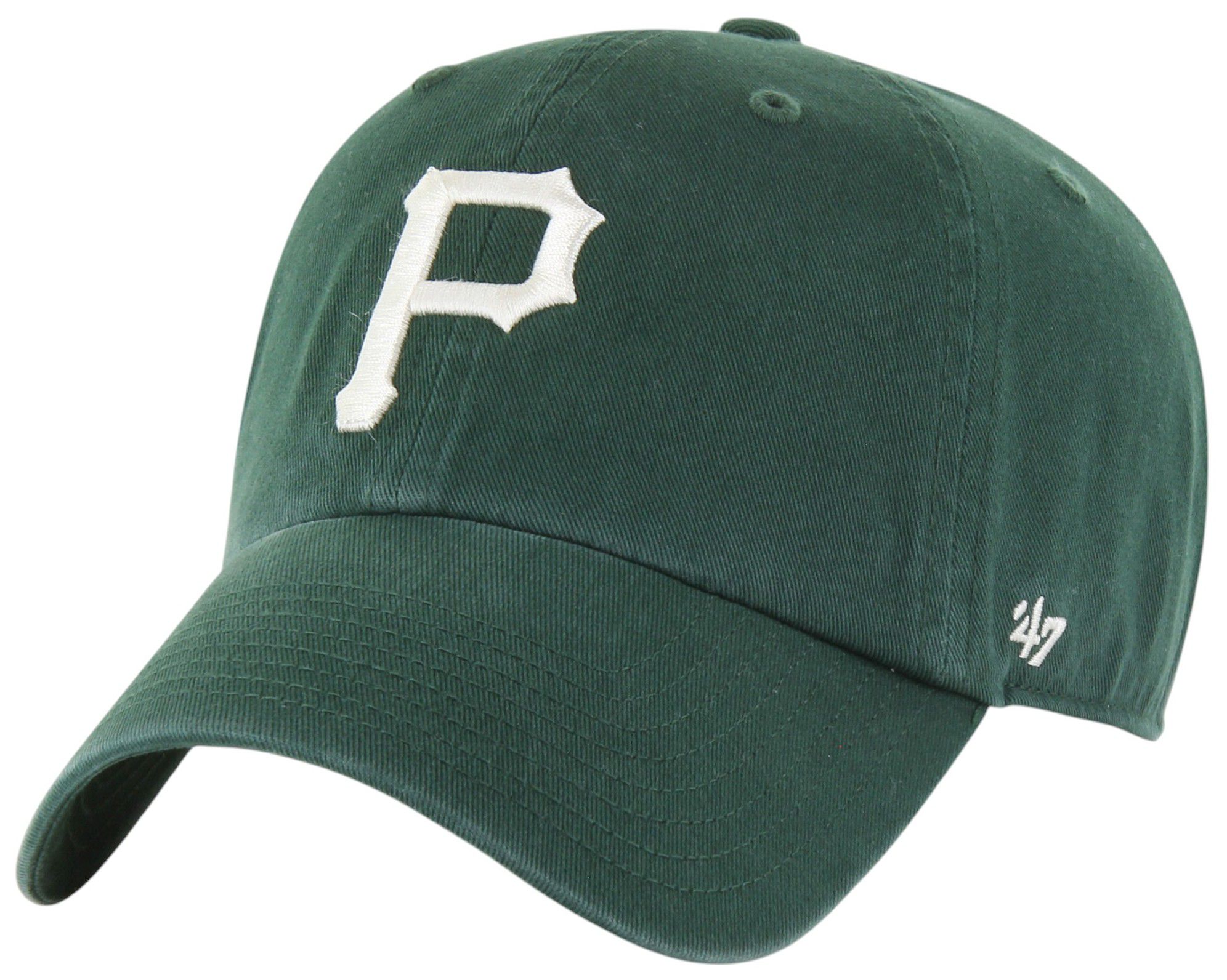 '47 Adult Pittsburgh Pirates Green Logo Clean Up Adjustable Hat