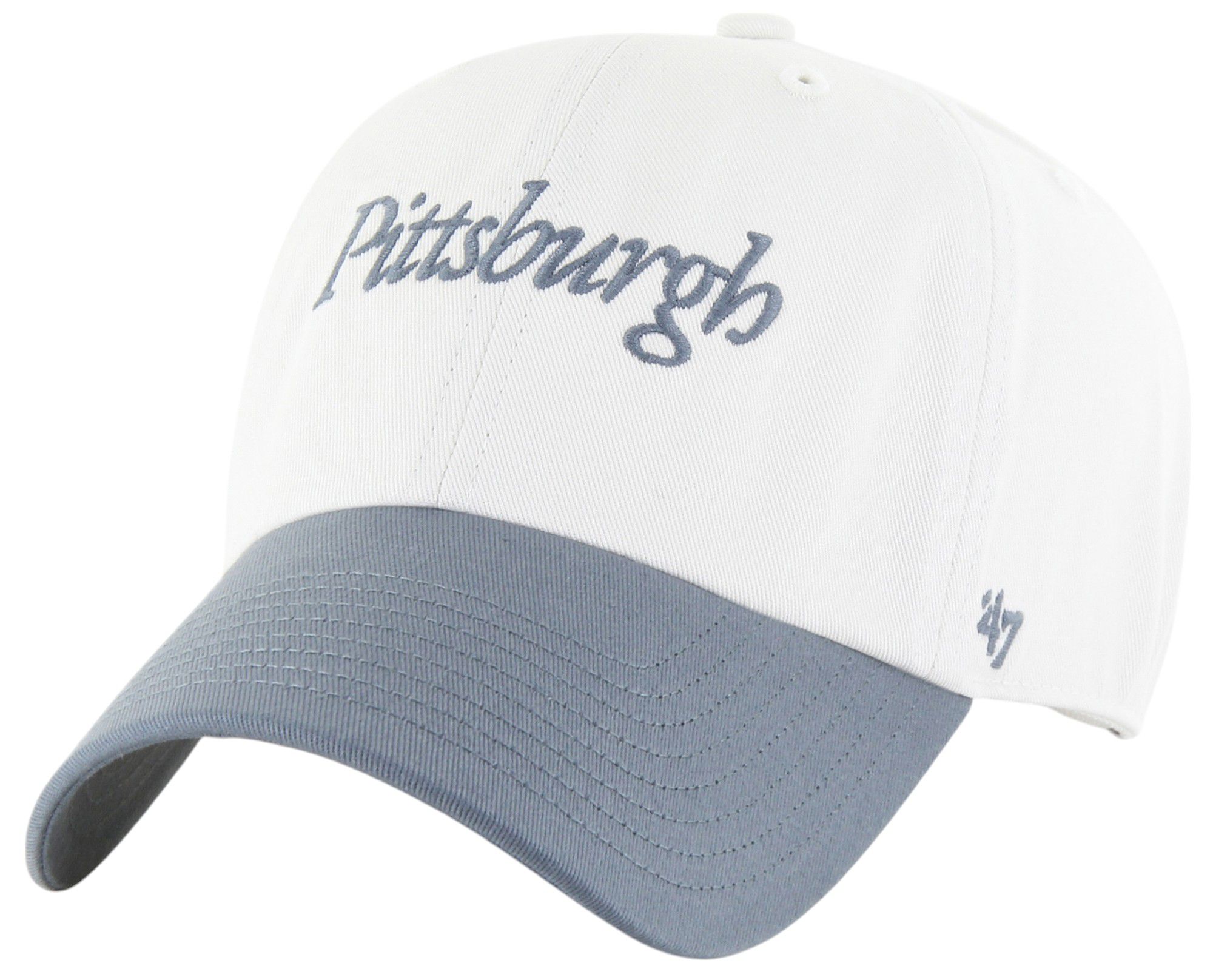 '47 Adult Pittsburgh Pirates White Clean Up Adjustable Hat