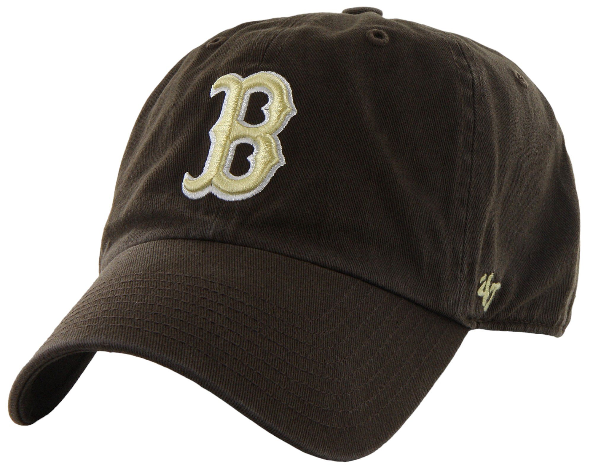 '47 Adult Boston Red Sox Brown Clean Up Adjustable Hat