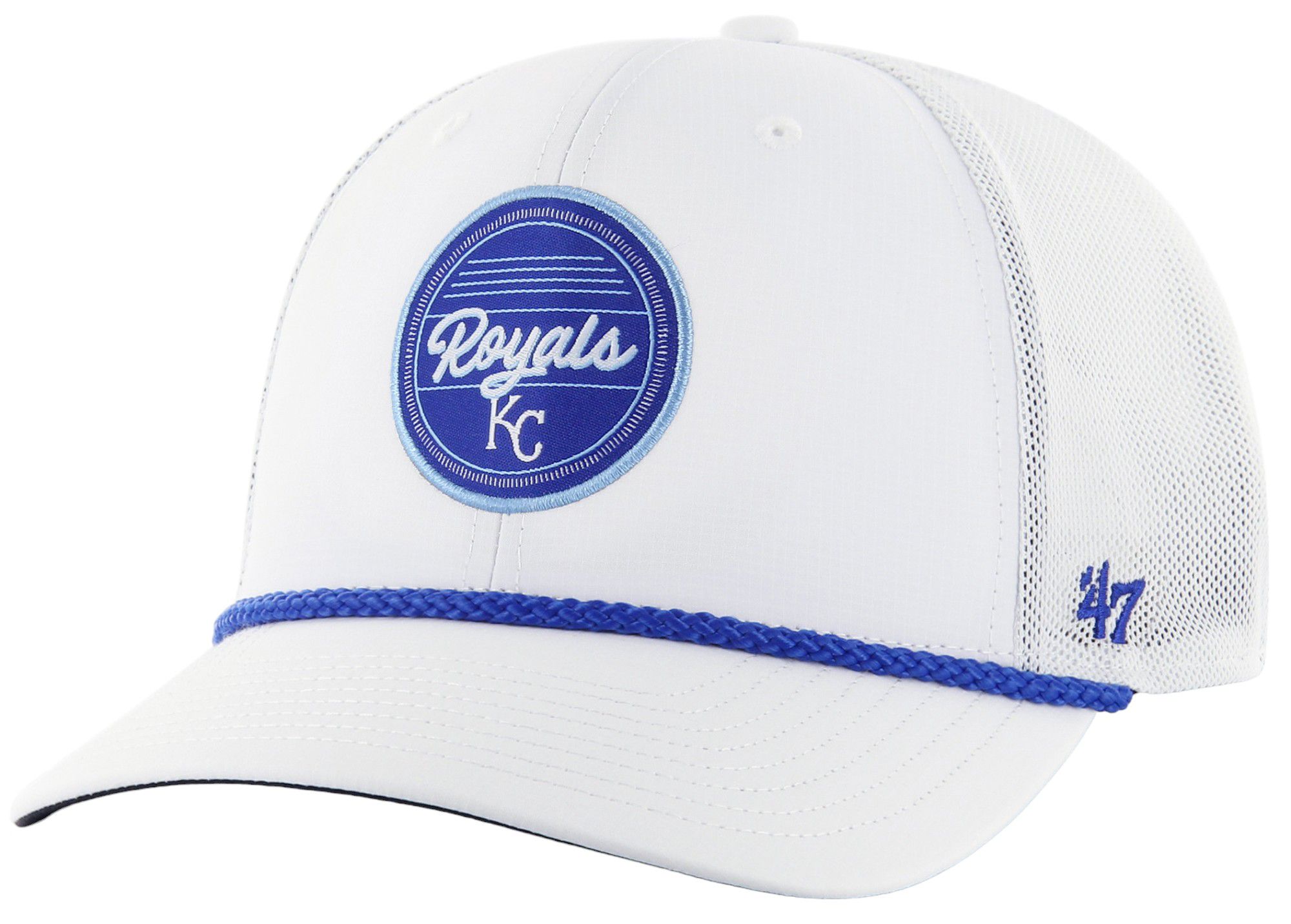 '47 Kansas City Royals White Adjustable Trucker Hat