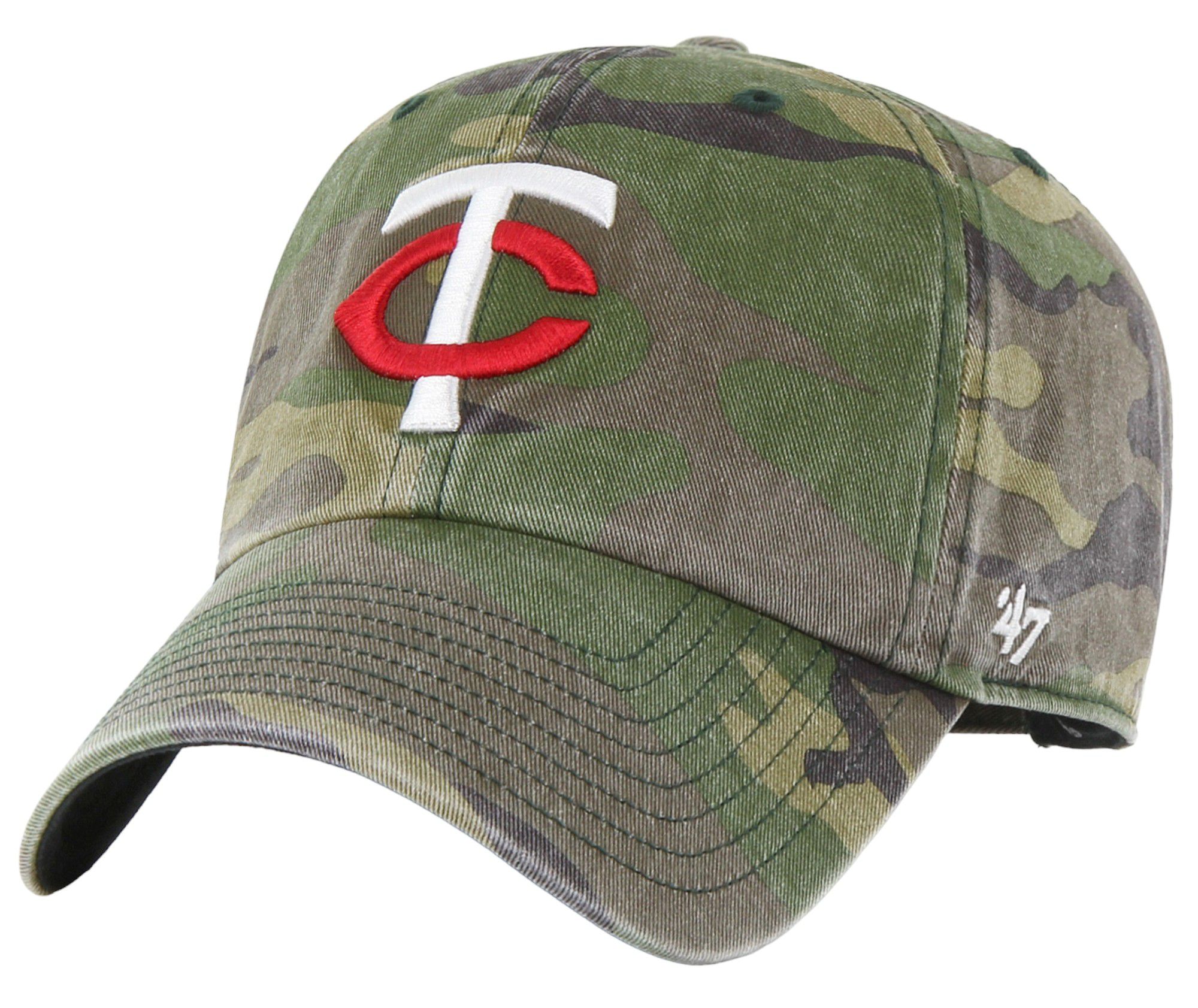 '47 Adult Minnesota Twins Camoflage Clean Up Adjustable Hat