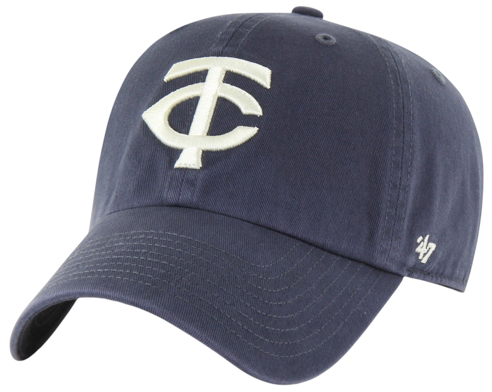 '47 Adult Minnesota Twins Navy Clean Up Adjustable Hat