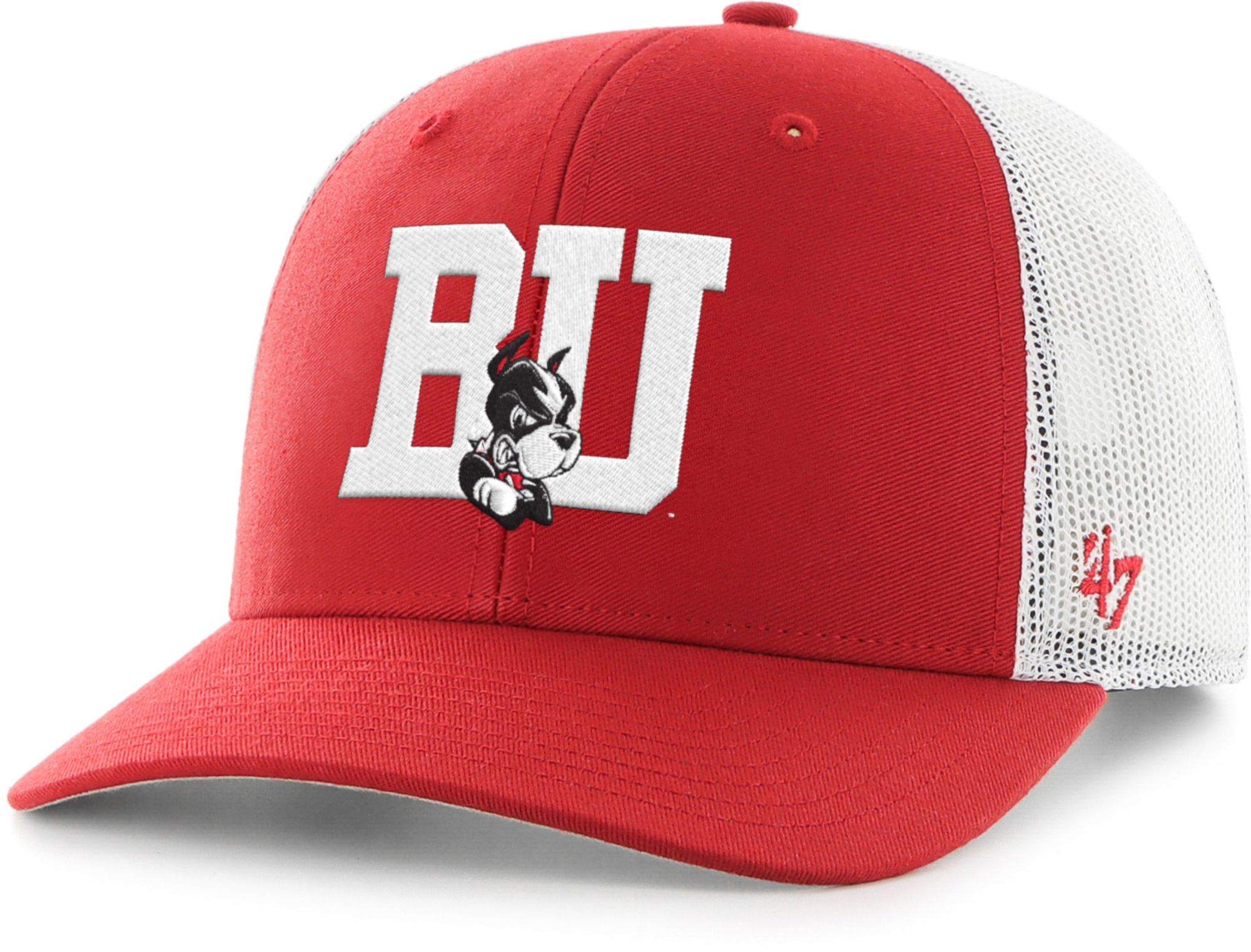 '47 Adult Boston University Terriers Red Logo Trucker Adjustable Hat