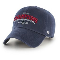 ‘47 Adult UConn Huskies 2024 Men's Basketball National Champions Clean Up Adjustable Hat