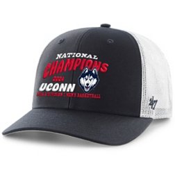 '47 Adult UConn Huskies  2024 Men's Basketball National Champions Trucker Adjustable Hat