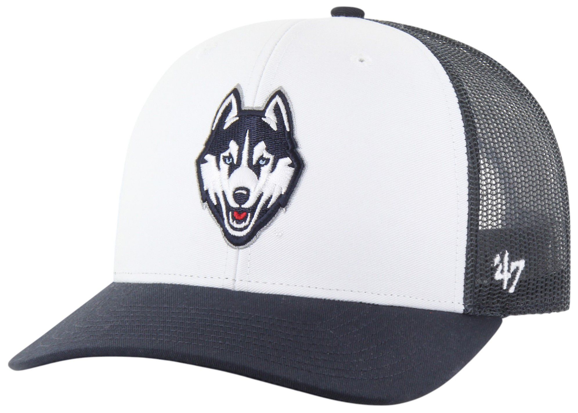 '47 Adult UConn Huskies Navy Freshman Trucker Adjustable Hat