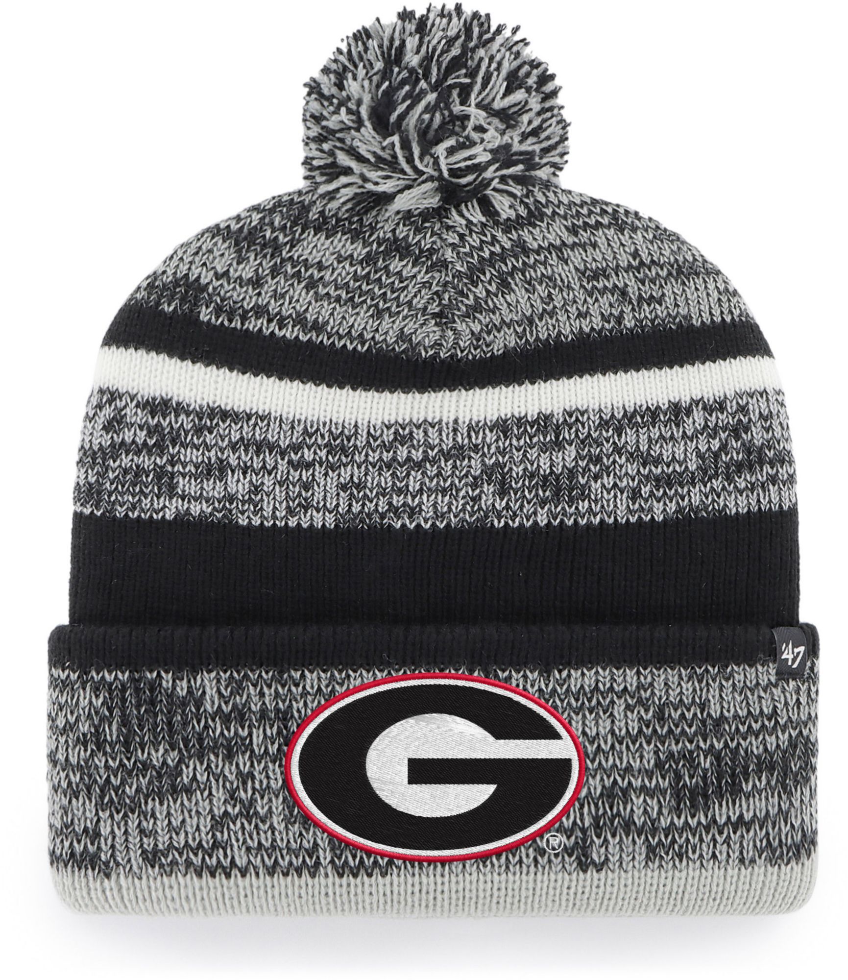 '47 Adult Georgia Bulldogs Black Northward Cuffed Knit Beanie