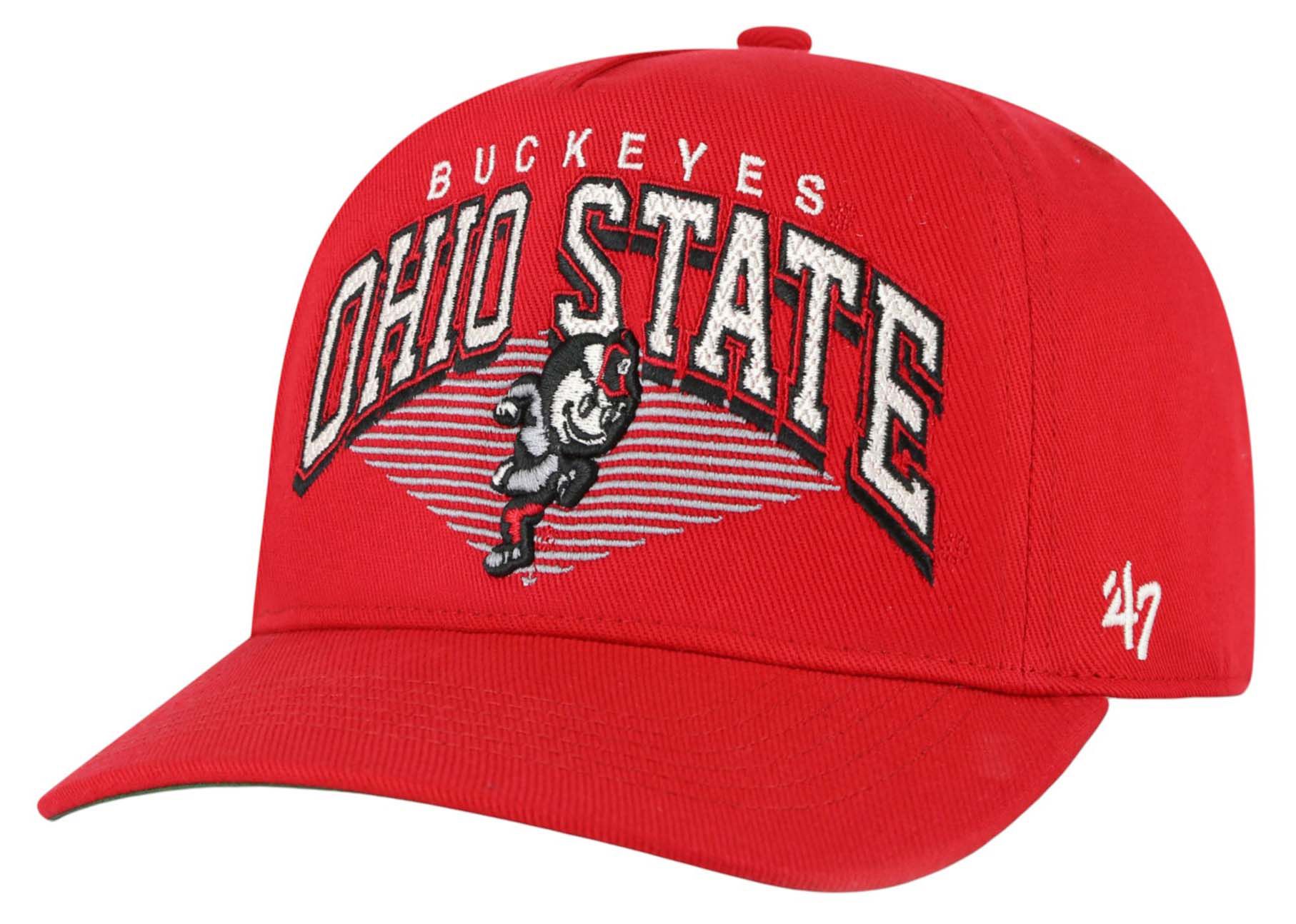 '47 Adult Ohio State Buckeyes Red Ponoma Hitch Adjustable Hat
