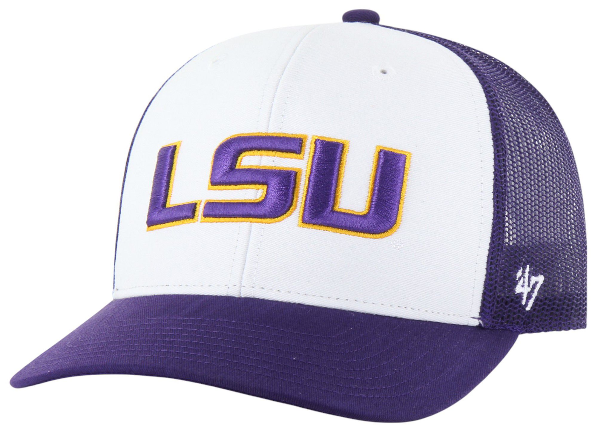 '47 Adult LSU Tigers Purple Freshman Trucker Adjustable Hat