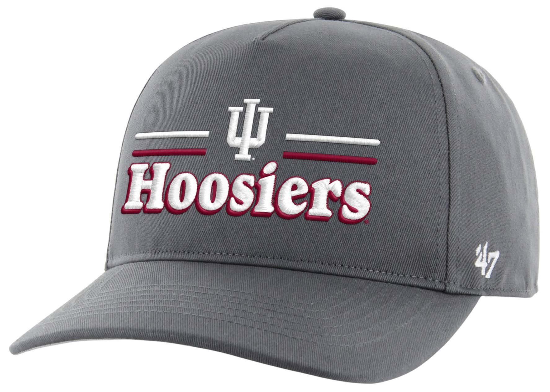 '47 Adult Indiana Hoosiers Charcoal Campscape Hitch Adjustable Hat