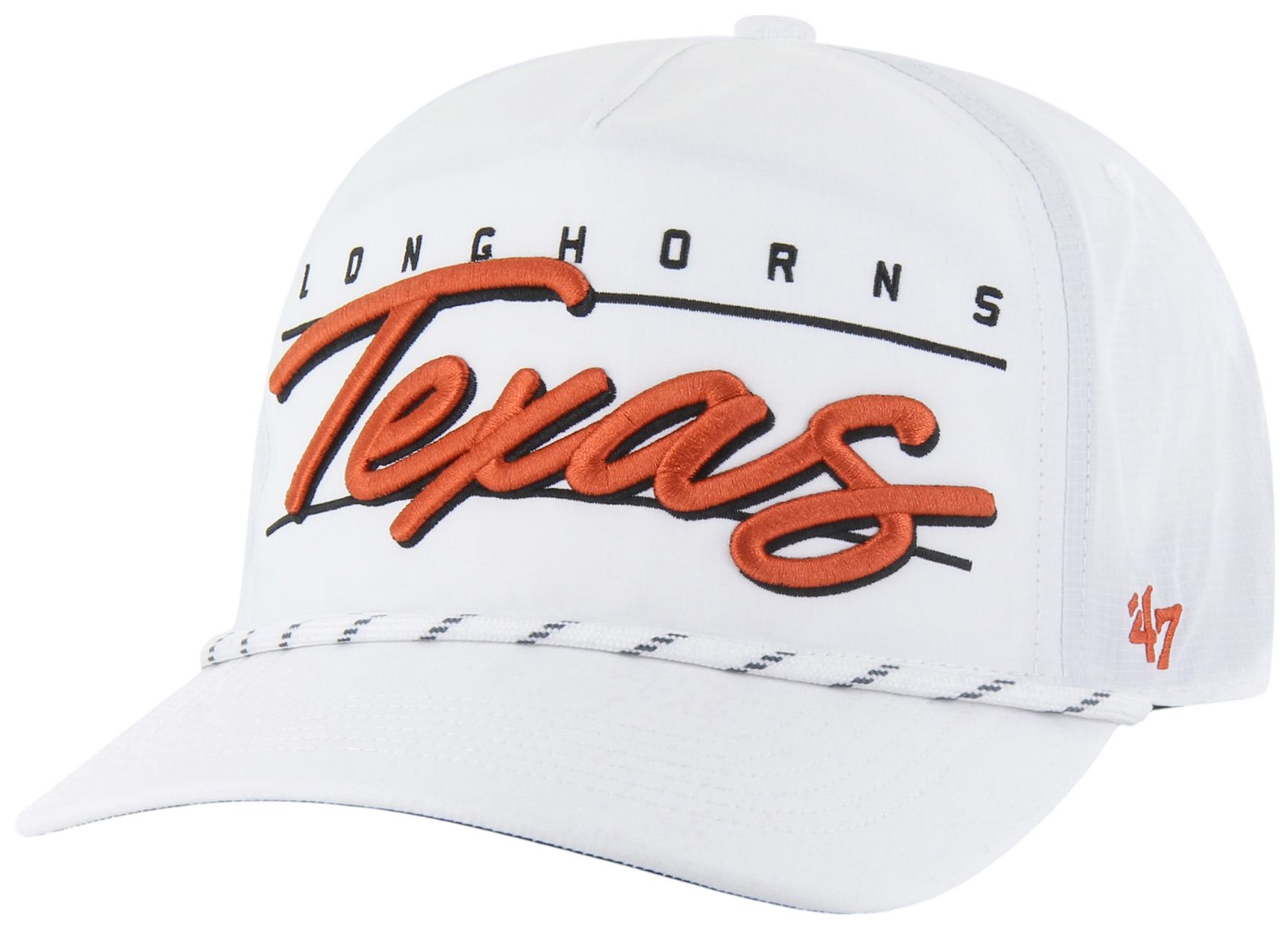 '47 Adult Texas Longhorns White Condor Hitch Adjustable Hat