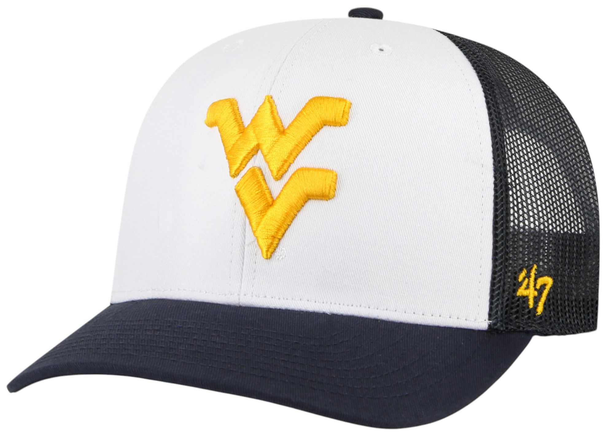 '47 Adult West Virginia Mountaineers Navy Freshman Trucker Adjustable Hat