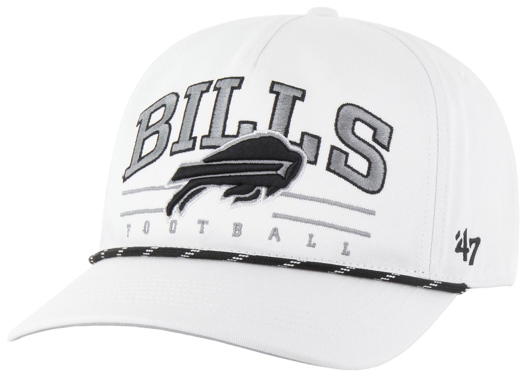 '47 Adult Buffalo Bills Roscoe White Hitch Adjustable Hat
