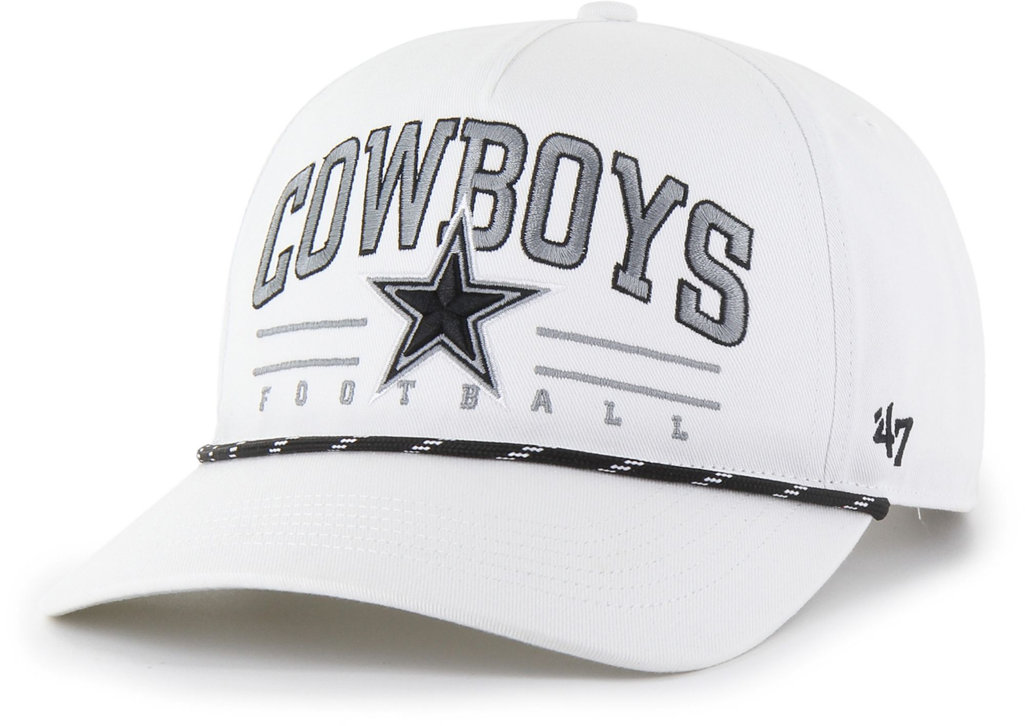 '47 Men's Dallas Cowboys Roscoe White Hitch Adjustable Hat