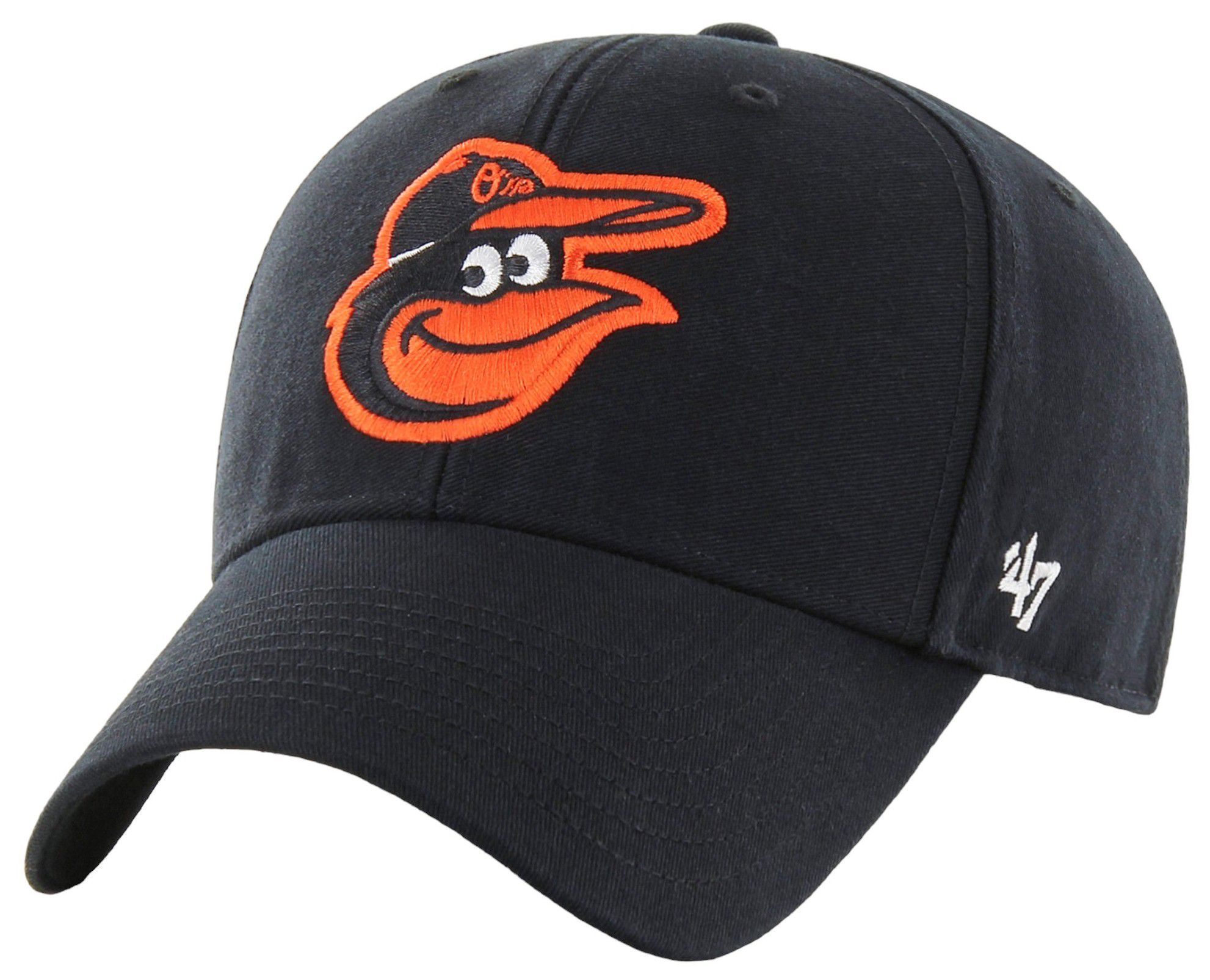 '47 Baltimore Orioles Black Legend MVP Hat