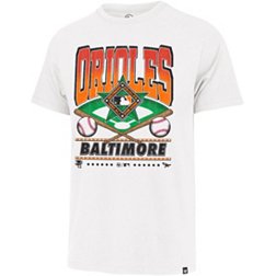 '47 Men's Baltimore Orioles White Franklin Shot T-Shirt
