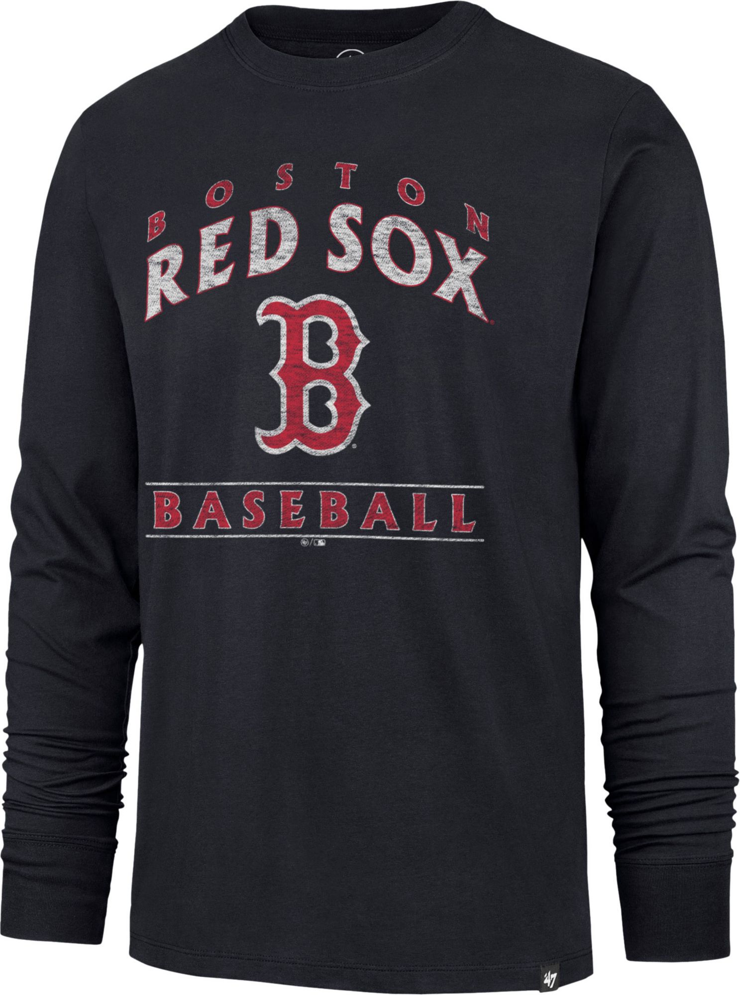 '47 Men's Boston Red Sox Blue Franklin Long Sleeve T-Shirt