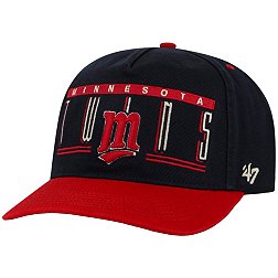 '47 Men's Minnesota Twins Navy Double Header Cooperstown Hitch Adjustable Hat