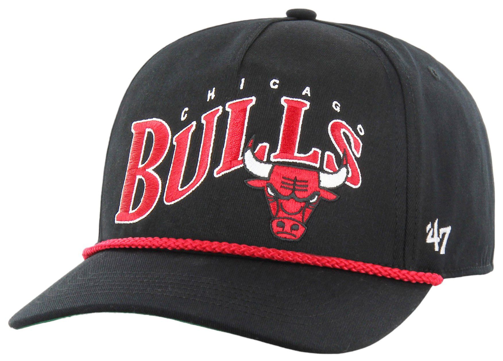 '47 Adult Chicago Bulls Wave Hitch Adjustable Hat