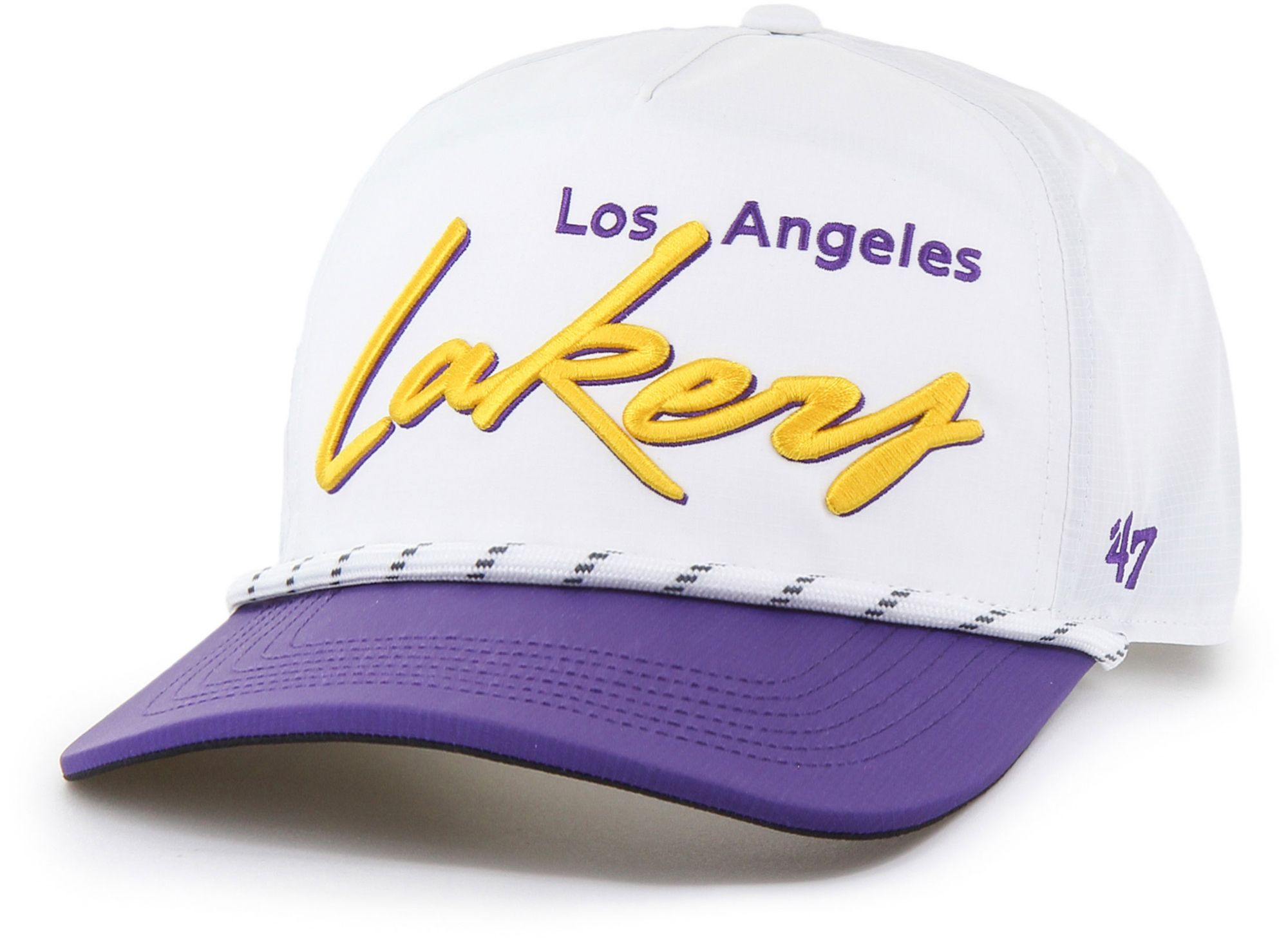 '47 Adult Los Angeles Lakers Chamberlain Hitch Adjustable Hat