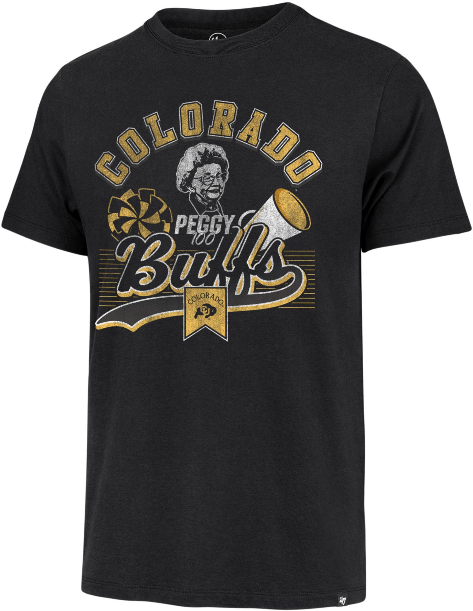 '47 Adult Colorado Buffaloes Black Peggy T-Shirt