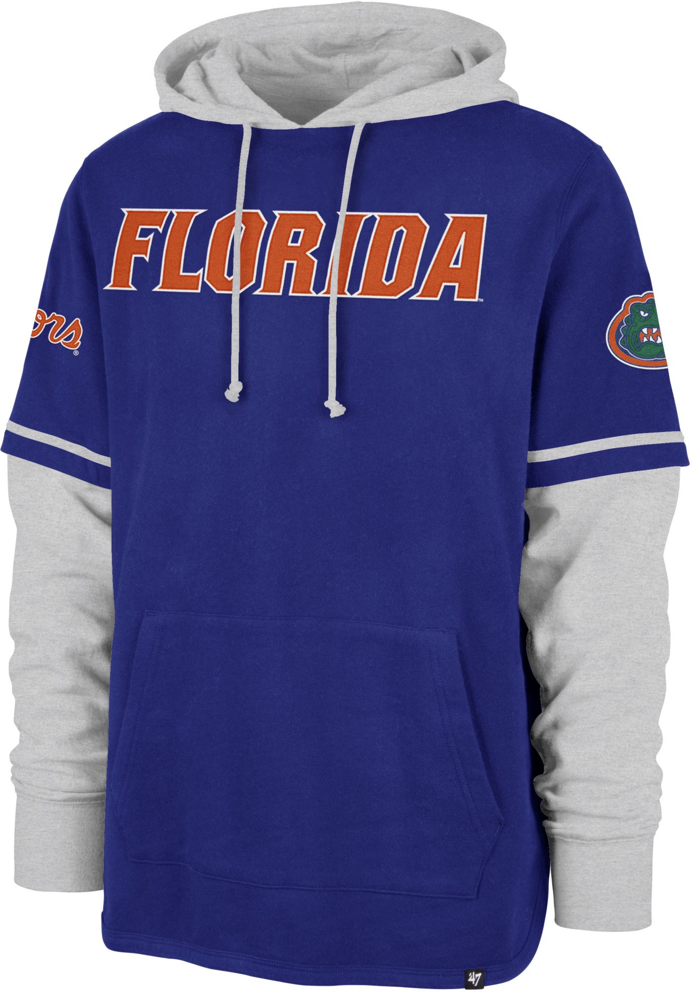 '47 Adult Florida Gators Royal Trifecta Pullover Hoodie