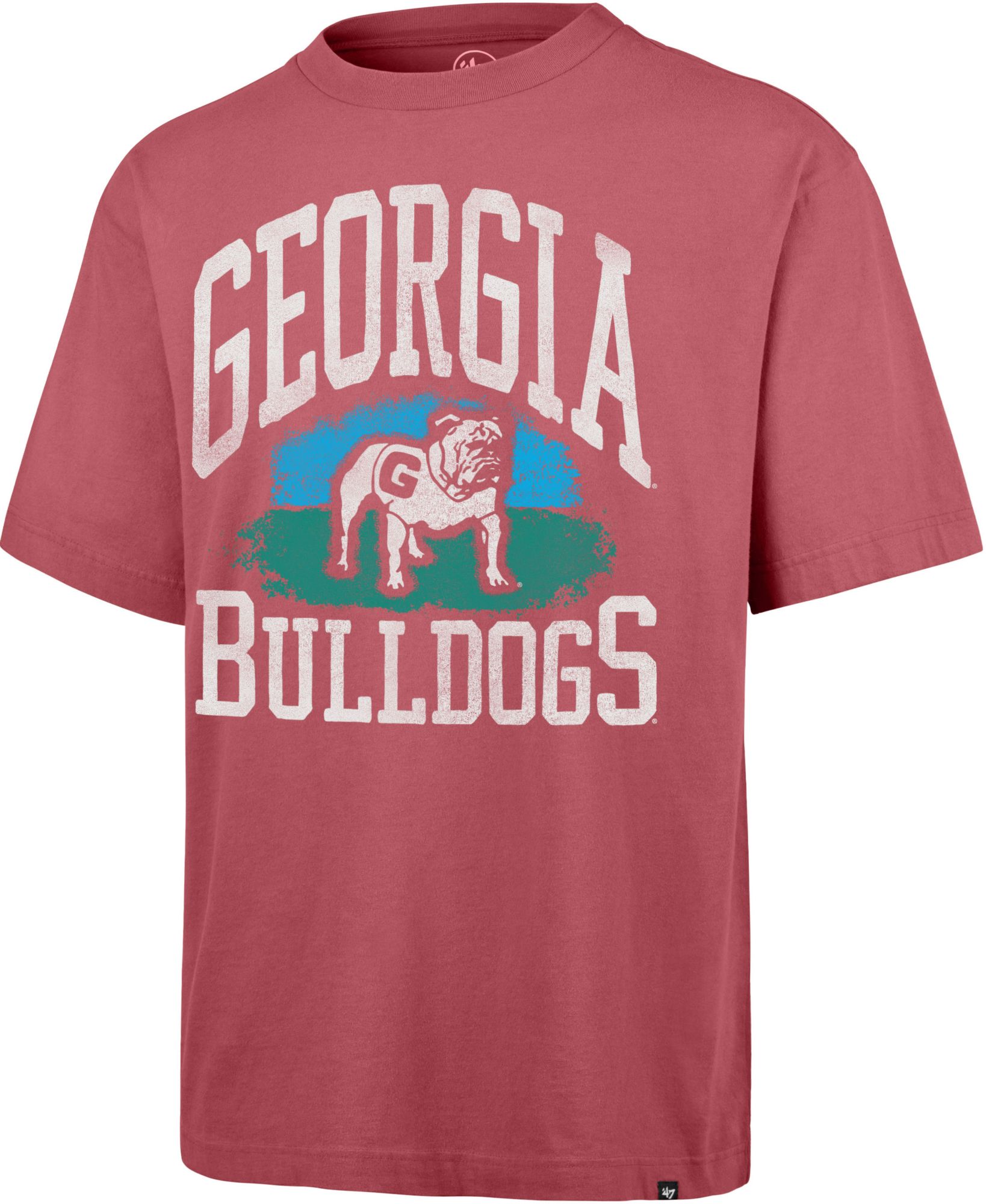 '47 Men's Georgia Bulldogs Red Cloudfield Foundation T-Shirt